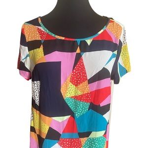 Sears geometric top size small NWT